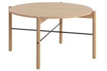 salontafel dalby o80 eiken zwart