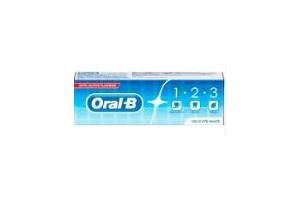 oral b tandpasta 123 delicate whitening