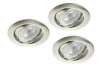 gamma led inbouwspots staal