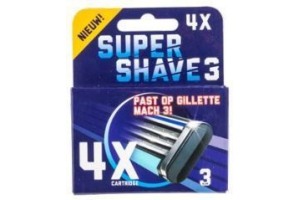 super shave 3 scheermesjes