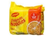 maggi 3 minute noedels curry 5 value pack