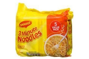 maggi 3 minute noedels curry 5 value pack