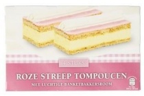 quality pastries roze streeptompoucen