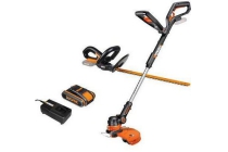 worx accu grastrimmer wg914e 20v en heggenschaar wg259e 5 20v