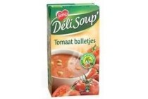 deli soup tomaat balletjes