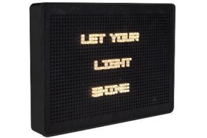 retro letterbord led