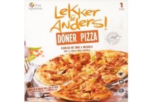 lekker en anders doner pizza