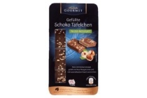 gevulde chocoladereep noten nougat