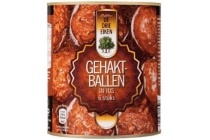 gehaktballen in jus 6 stuks