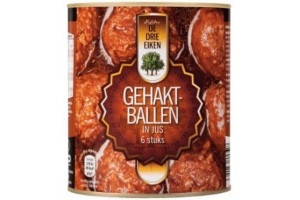 gehaktballen in jus 6 stuks