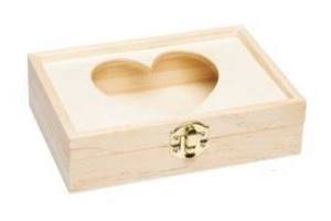 houten kistje met hart