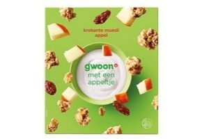 g woon krokante muesli appel