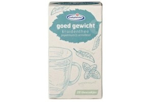 trekpleister goed gewicht kruidenthee