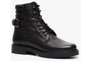 twoday leren dames veterboots