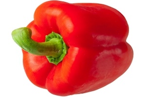 biologische rode paprika