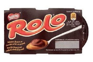 rolo melkchocolade en karamel dessert