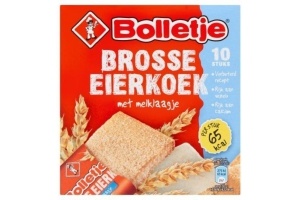 bolletje brosse eierkoek melklaagje