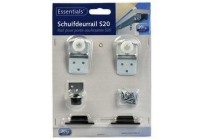 essentials schuifdeurrailset s20 staal