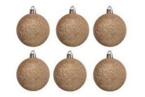 glitter kerstballen