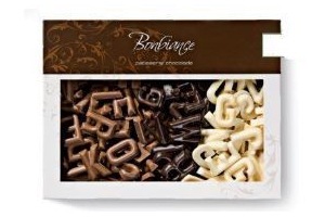 chocolade mini lettertjes