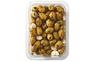 sligro olijven groen met knoflook