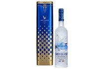 grey goose vodka in tin