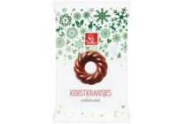 de heer chocolade kerstkransjes