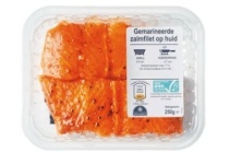 gemarineerde verse zalmfilets