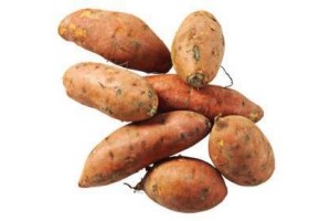 zoete aardappelen oranje