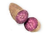 zoete aardappelen paars