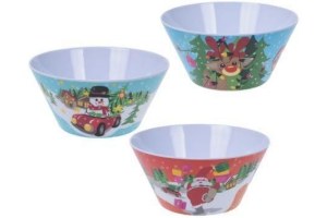 melamine kerstservies schaal