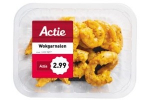 gemarineerde wokgarnalen