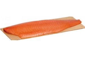gerookte verse zalmzijde