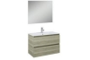 atlantic badmeubelset heon hout 80 cm met spiegel