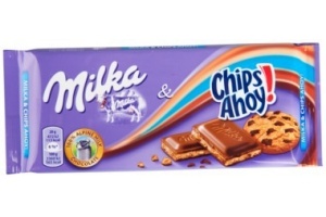 milka chocoladereep chips ahoy