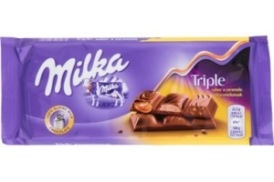 milka triple caramel