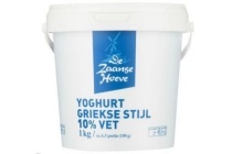 de zaanse hoeve yoghurt griekse stijl 10 vet