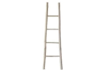 teak ladder 45 x 150 cm
