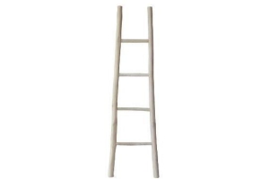 teak ladder 45 x 150 cm