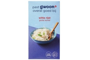 g woon witte rijst