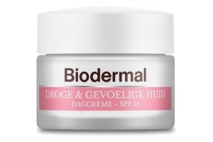 biodermal dagcreme droge en gevoelige huid spf15