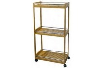 bamboo kitchen trolley