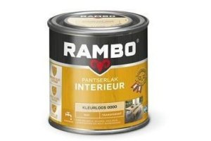 rambo pantserlak interieur transparant mat kleurloos 250 ml