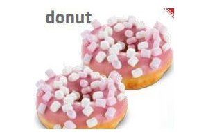 roze marshmallow donuts