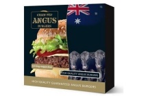 grain fed angus burgers diepvries 12 x 200 gram