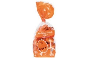 paaseitjes met vulling melkchocolade met sinaasappel