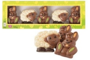 gedecoreerde paaschocolaatjes