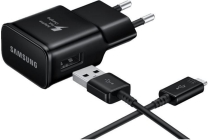 samsung wallcharger met fast charging usb c kabel zwart