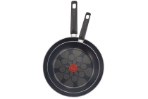 tefal cook n clean koekenpannenset o 24 en 28 cm