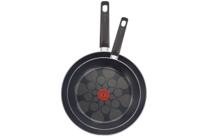 tefal cook n clean koekenpannenset o 24 en 28 cm